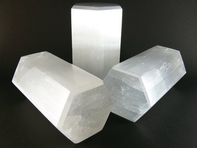 Presse papier cristal blanc en cristaux de slnite