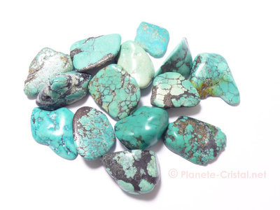 Turquoise matrice vritable pierre naturelle pour lithothrapie